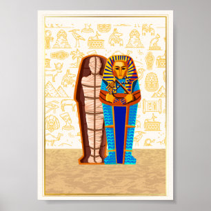 Beautiful Egyptian Art Wall Poster