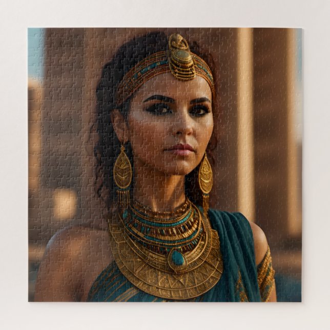 Beautiful Egyptian woman portrait Jigsaw Puzzle (Vertical)