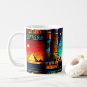 Beautiful Egyption Hieroglyphs Coffee Mug Sets
