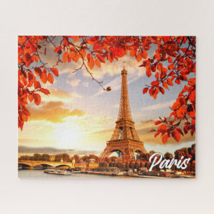 Beautiful Eiffel Tower Paris, France Jigsaw Puzzle