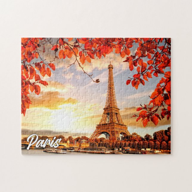 Beautiful Eiffel Tower | Paris, France Jigsaw Puzzle (Horizontal)