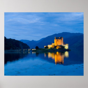 Beautiful Eileen Donan Castle in Western Dornie Poster