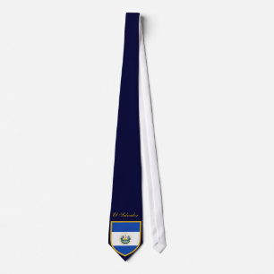Beautiful El Salvador Flag Tie