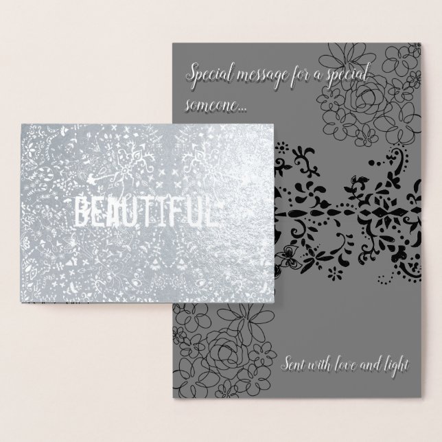 Beautiful Elegance Foil Card (Display)