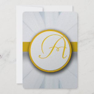Beautiful Elegant Daisy Wedding Invitation