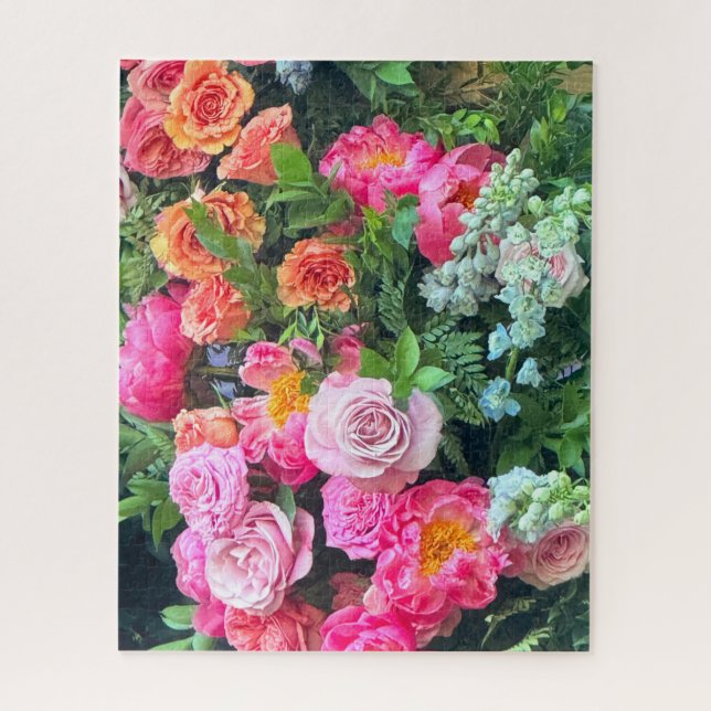 Beautiful Elegant Flowers Challenging Jigsaw Puzzle (Vertical)