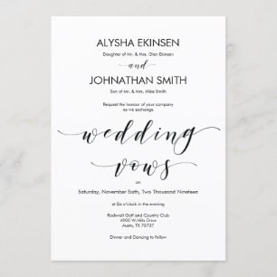Beautiful Elegant Marriage Invitation Card