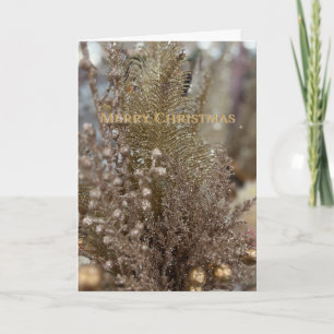 Beautiful Elegant Modern Gold Merry Christmas Card