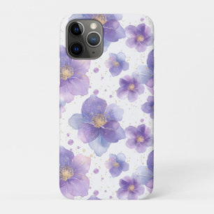 beautiful elegant patten seamless print flower iPhone 11 pro case