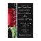 Beautiful Elegant Red Rose Wedding Invitation