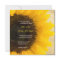 Beautiful Elegant Sunflower Wedding Invitation