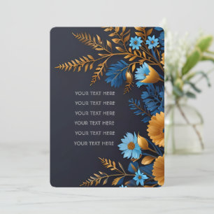 Beautiful elegant wedding invitation design 