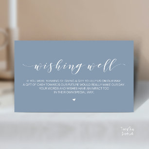 Beautiful Elegant Wedding Wishing Well, Gifts Enclosure Card