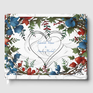 Beautiful,elegant & whimsical wedding themed decor guest book