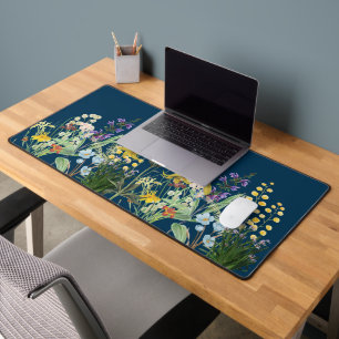 Beautiful & Elegant Wildflower Desk Mat