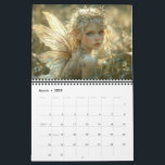 Beautiful Elegant Woodland Fairies Calendar<br><div class="desc">Pretty calendar with images of beautiful Woodland, Magical, Mysterious Fairies. There are fairies with snowflakes, flowers, frogs, delicate wings beautiful gowns, dresses with sparkle, snow, ice, greenery and more.</div>