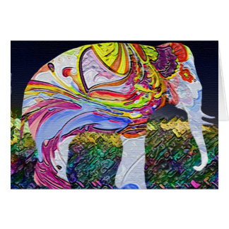 Beautiful Elephant Card