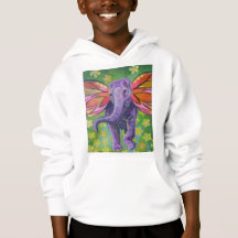 Beautiful elephant image hoodie