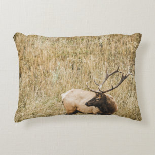 BEAUTIFUL ELK DEER DECORATIVE CUSHION
