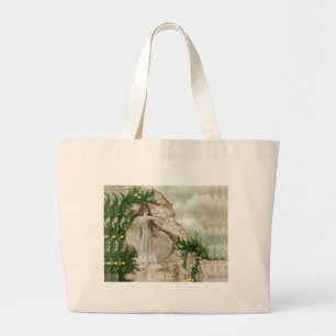 Beautiful Elven Magic Fantasy Design Large Tote Bag