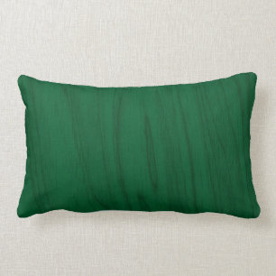 Beautiful Emerald Green Wood Texture Lumbar Cushion