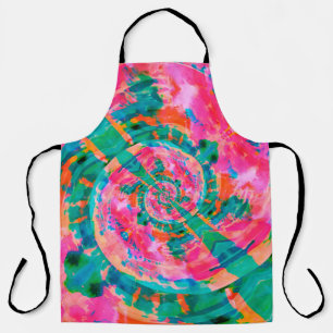 beautiful emotional paint-like illustration abstra apron