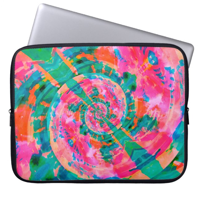 beautiful emotional paint-like illustration abstra laptop sleeve (Front)