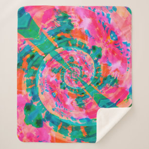 beautiful emotional paint-like illustration abstra sherpa blanket