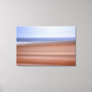 Beautiful Empty Beach Abstract Canvas Art