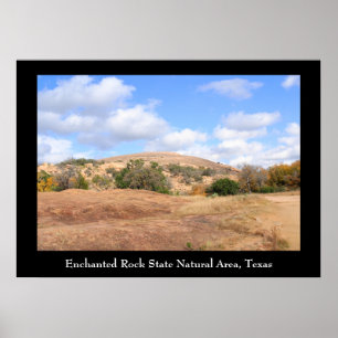 Beautiful Enchanted Rock State Natural Area Poster