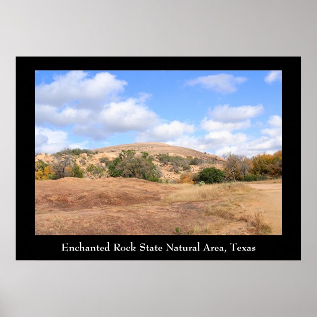 Beautiful Enchanted Rock State Natural Area Poster (Front)
