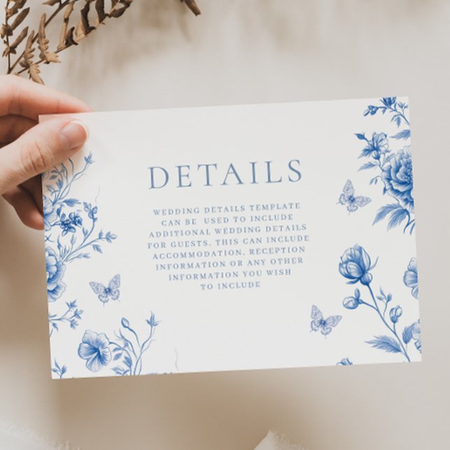 Beautiful Enchanted Vintage Spring Flowers Wedding Enclosure Card (Creator Uploaded)