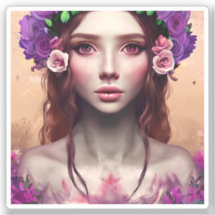 Beautiful Enchantress Fantasy AI Art