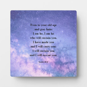 Beautiful Encouraging Scripture Bible Verse Isaiah Plaque