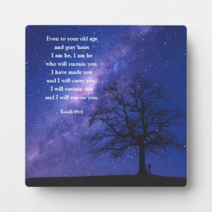 Beautiful Encouraging Scripture Bible Verse Isaiah Plaque