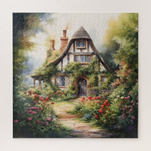 Beautiful English Cottage Jigsaw Puzzle