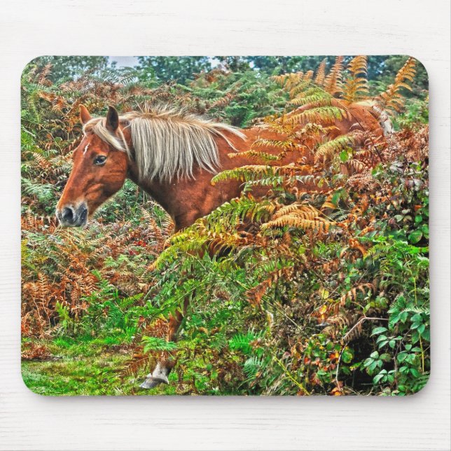 Beautiful Equines Horse-lover's Gift Mouse Mat (Front)