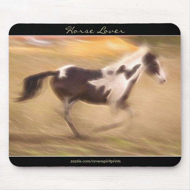 Beautiful Equines Horse-lover's Gift Mouse Mat (Front)