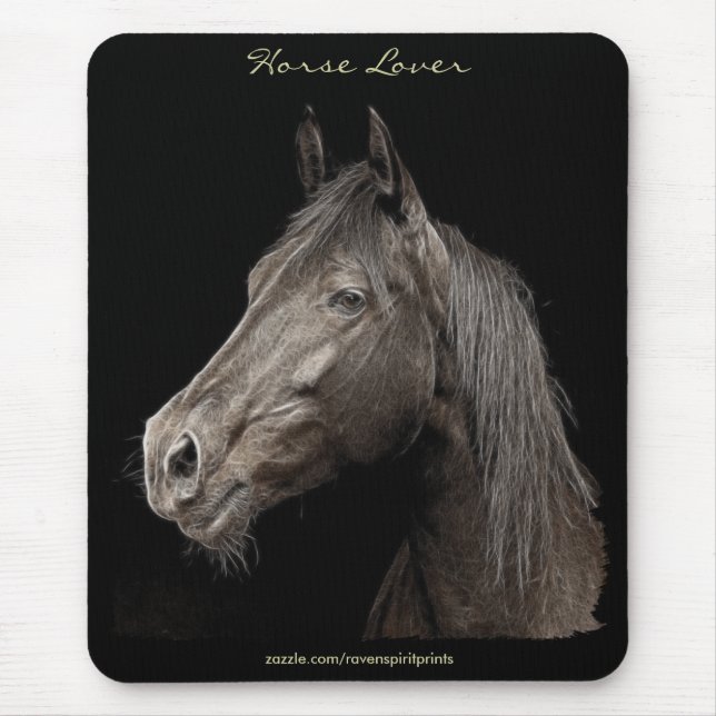 Beautiful Equines Horse-lover's Gift Mouse Mat (Front)