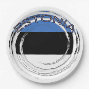 Beautiful Estonia Paper Plates! Plate