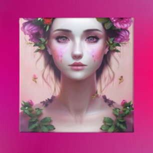 Beautiful Ethereal Enchanted Woman Fantasy Art Canvas Print