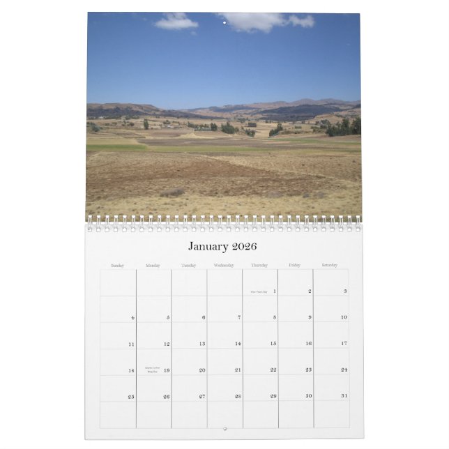 Beautiful Ethiopia Calendar (Jan 2026)