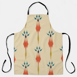 Beautiful Ethnic abstract ikat art. Seamless Kasur Apron