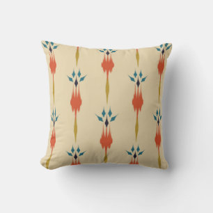 Beautiful Ethnic abstract ikat art. Seamless Kasur Cushion
