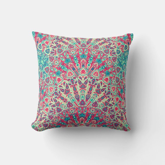 Beautiful Ethnic Pattern Cushion (Front)