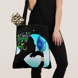 Beautiful Ethnic Woman All Over Print Tote