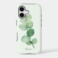 Beautiful eucalyptus greenery, custom names