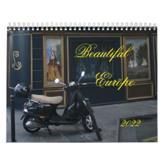 "Beautiful Europe" 2022 Calendar