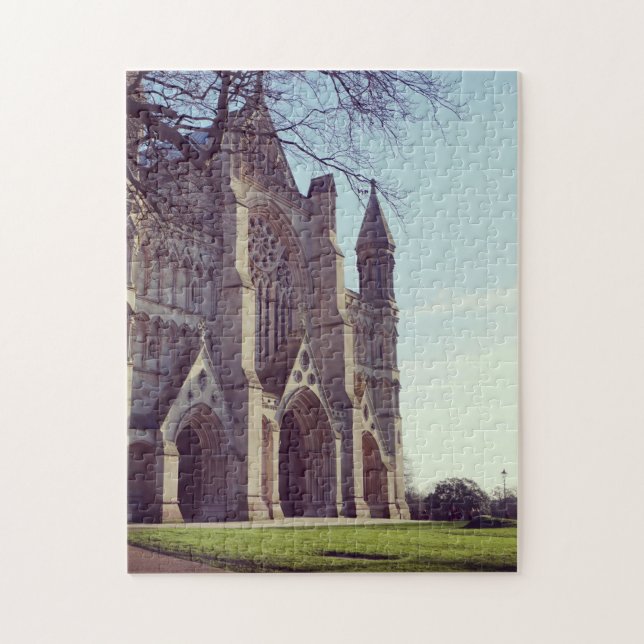 Beautiful European Cathedral Jigsaw Puzzle (Vertical)