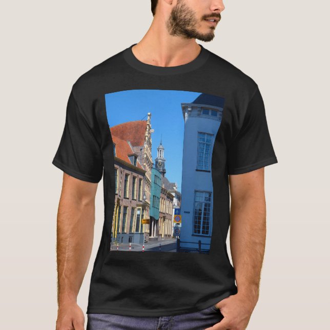 Beautiful European Mediaeval City. Photography. T-Shirt (Front)
